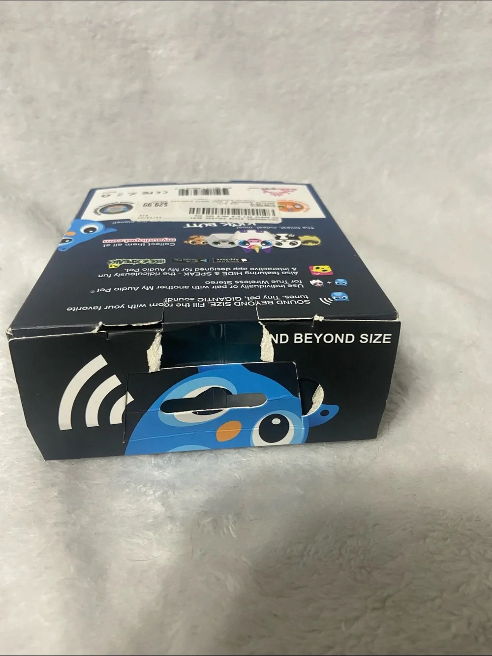 Owl Capella Blue Portable Bluetooth Speaker - Blue